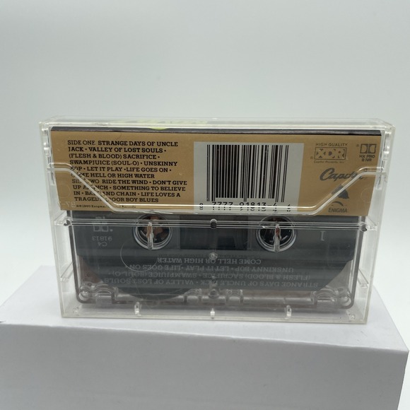 POISON Cassette Flesh & Blood 1990 Unskinny Bop Something To Believe In 90s Rock - Picture 2 of 8